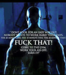 Hard work, figure competitor, One size fits all